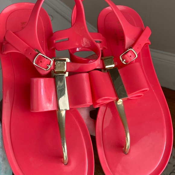 kate spade Shoes - Kate Spade Vibrant Pink Jelly Sandals